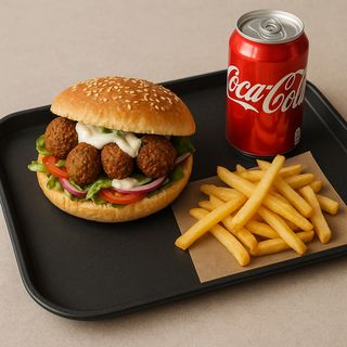 Panino falafel menù