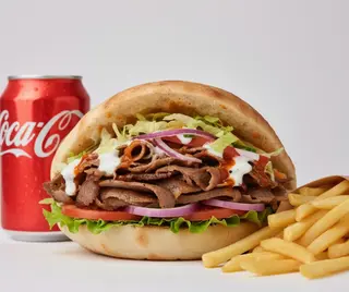 Panino kebab menù