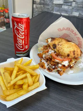 Panino kebab menù