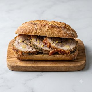 Panino porchetta e limone