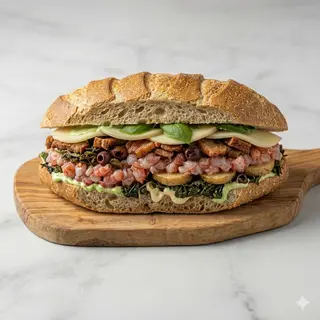 Panino Tartare di gambero rosso