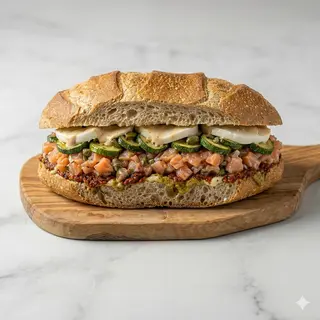 Panino Tartare di salmone