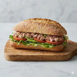 Tonno, insalata e pomodoro