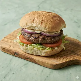 Panino beef burger