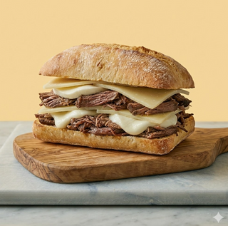 Panino carne e formaggi