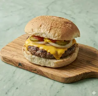 Panino cheeseburger