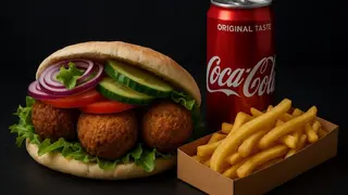 Panino falafel menú