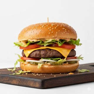 Panino con hamburger