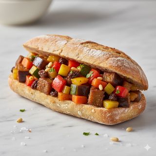 Panino con caponata