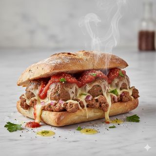 Panino con salsiccia condita