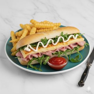 Panino con cotto