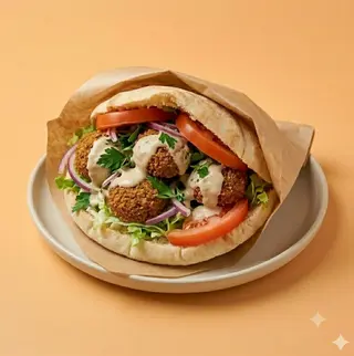 Panino falafel