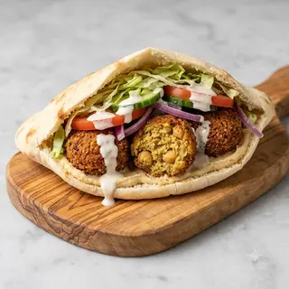Panino falafel