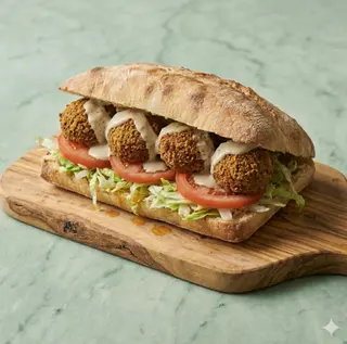 Panino falafel