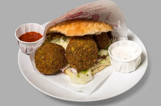 Panino falafel vegetariano