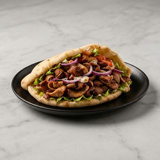 Panino kebab grande