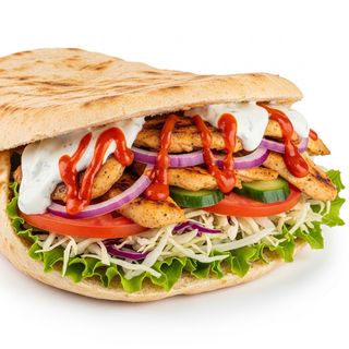Panino kebab con mozzarella