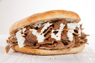 Panino kebab solo carne maxi