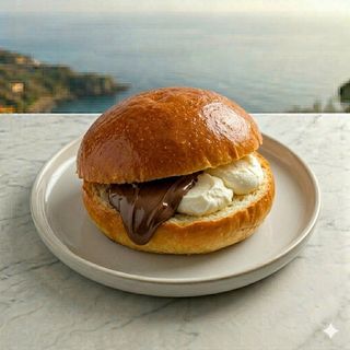 Panino pan brioche con Nutella e mascarpone