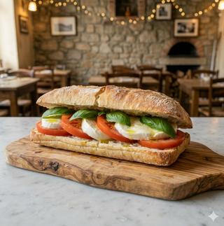 Panino mozzrella e pomodoro