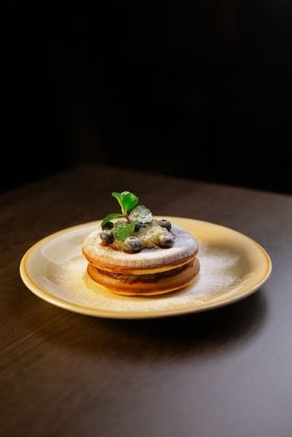 Panqueca de Ananás e Hortelã