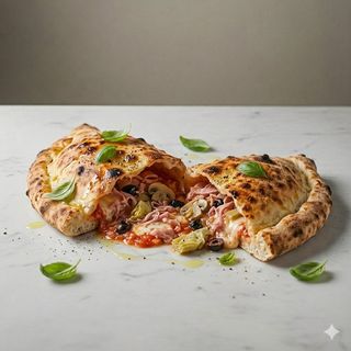 Panzerotto al forno capricciosa 