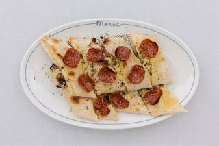 Pão de Alho, Mozzarella e Pepperoni