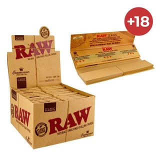 Papeles Raw Classic King Size Slim + Tips
