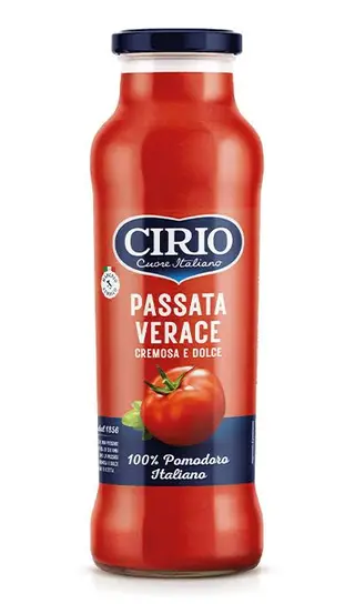 Passata di pomodoro cirio verace