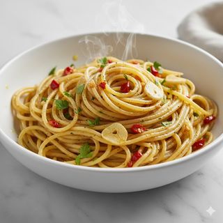 Pasta aglio olio e peperoncino
