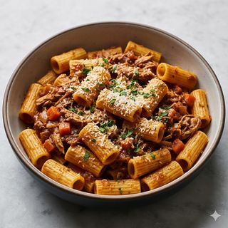Pasta e coniglio