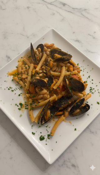 Pasta fagioli e cozze