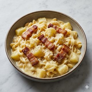 Pasta patate e provola