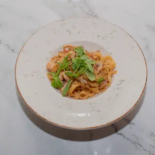 Pasta sa piletinom i gljivama