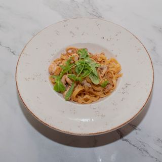 Pasta sa piletinom i gljivama