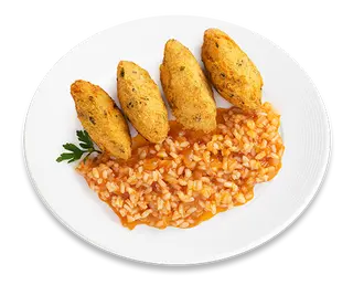 Pastéis de Bacalhau com Arroz