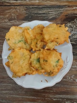 Pataniscas de Bacalhau e Camarão