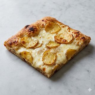Patate e mozzarella teglia intera(per 4/5 persone)