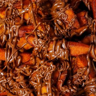 Patate rosse con Nutella