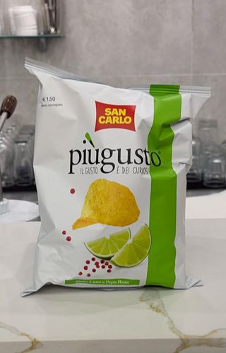 Patatine San Carlo lime e pepe rosa