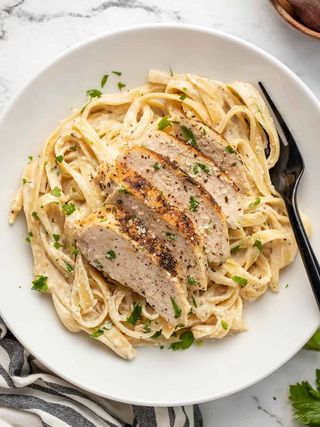 Pâtes Chicken Alfredo