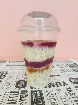 PB&J overnight oats