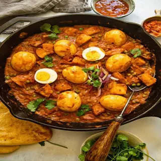 Peas And Egg Curry