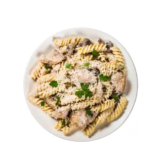Pasta Penne Poulet Aux Champignons