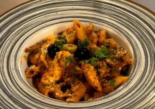 Penne chicken and mushroom