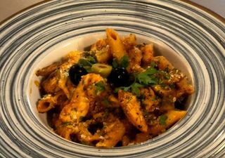 Penne chicken and mushroom