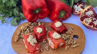 Peperoni con salsa di noci