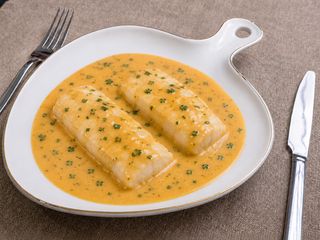 Pescada com Aveludado de Marisco