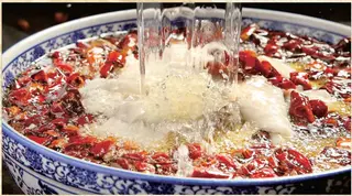 Pesce in brodo piccante Sichuan