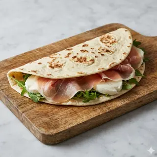 Piadina crudo